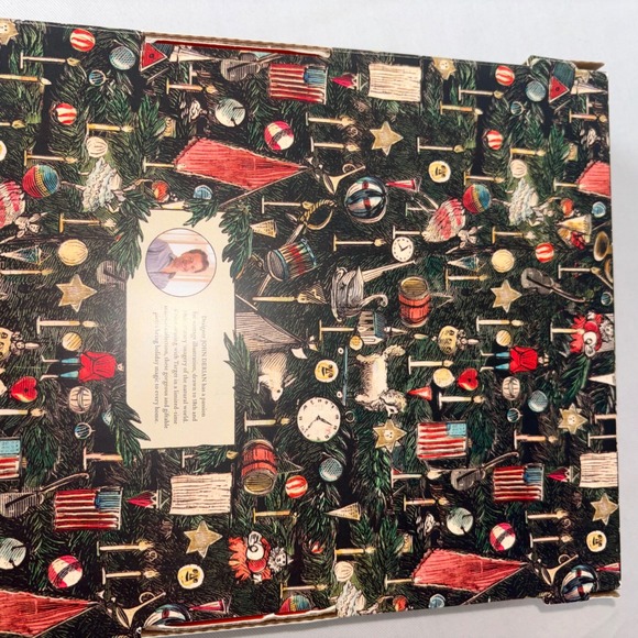 John Derian for Target Heart Tree Topper Red Gold Metal Glass 10 Inch Holiday - Picture 5 of 9